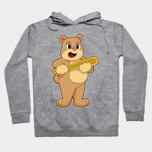 Bear Baseball Baseball bat Hoodie